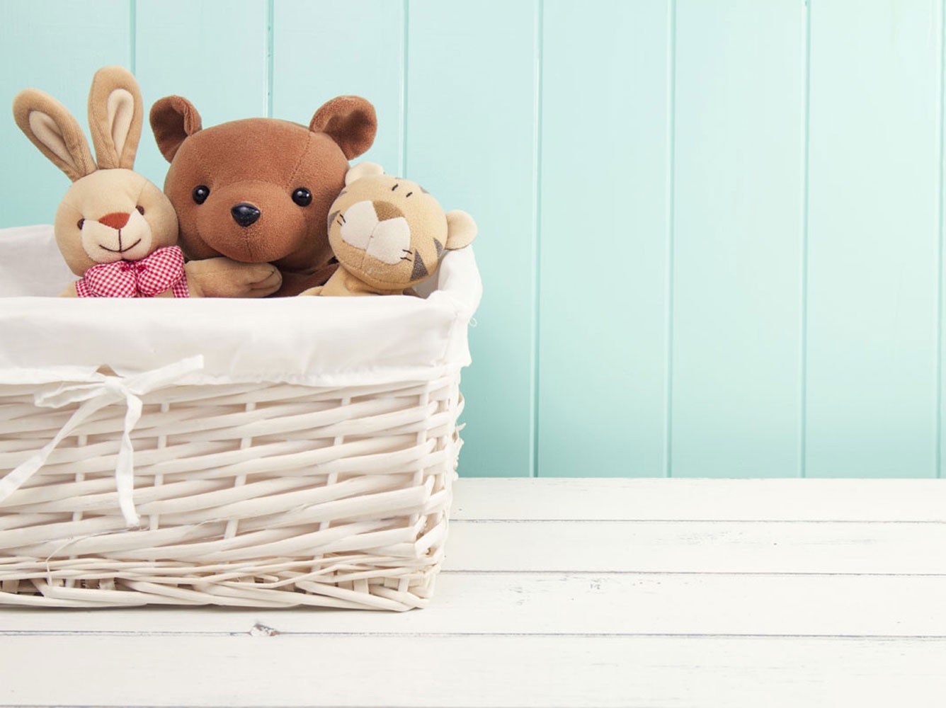Cleaning the children's room